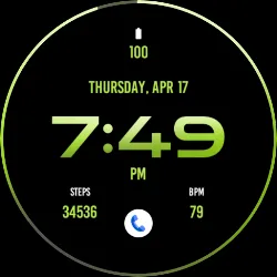 Green Gradient Watch Face icon