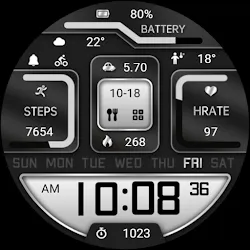 Geometry Silver ZKin Watch icon