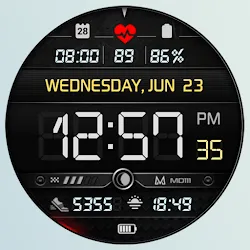 MD111 Digital watch face icon