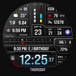 MD336 Digital watch face icon