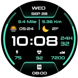 Digital 6 Watch Face icon