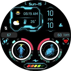 BFF56- Technology Body & Heart icon