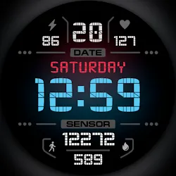 Digital Watch Face Sport Wear icon