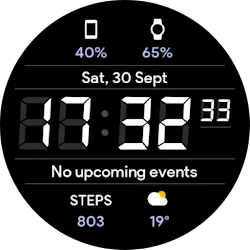 JHW Digital Informer: Wear OS icon