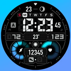 SH027 Watch Face, WearOS watch icon