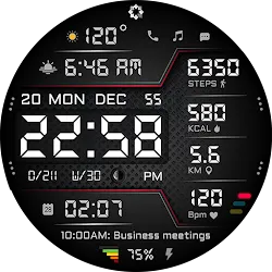 A440 Digital Health Face icon