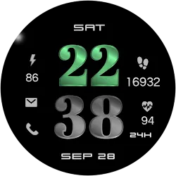 Digital Basic 3b Wear OS 4+ icon