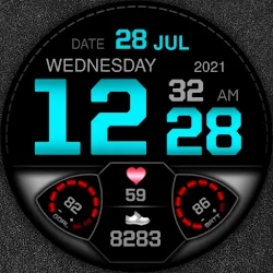 PW32 Time Digits Watch icon