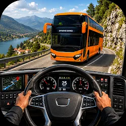City Coach Bus Driving Game icon