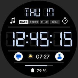 LCD Digital: Watch face icon