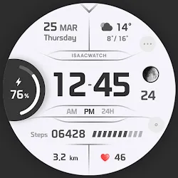 ISAAC WATCH HJ600 White icon