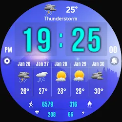 Forecast Weather Digital icon