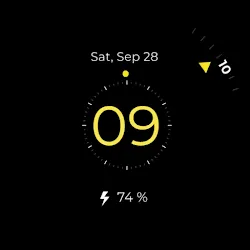 Simple Minimal watch face icon
