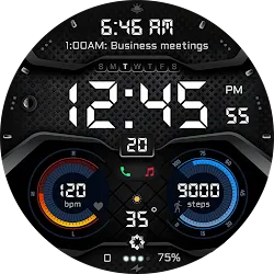 A470 Car Dashboard Face icon