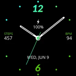 Space Green Watch Face icon