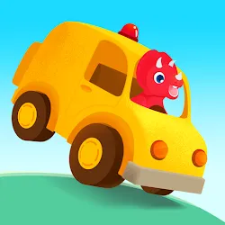 Carro Dinossauro:jogo crianças icon