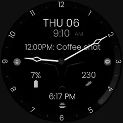 Minimal Black v30 Watch Face icon