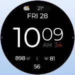 Battery Digital Watch Face