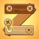 ねじパズル: 木のナットとボルト icon