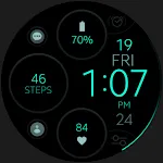 Digital Black v2 watch face