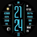Simplex Digital Watch Face
