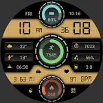 Triple Circular Classic Watch