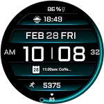 OZs60 Digital Watch Face