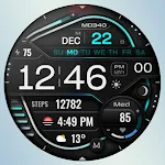 MD340 Digital watch face
