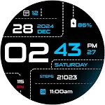 Dotline - Dark Watch Face
