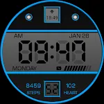 Key WF109 Digital Watch Face