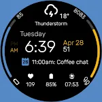 Digital Watch Face M5