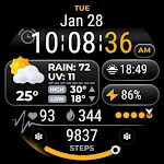 OMG 160 Weather Watch Face