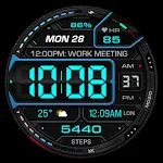 MD310 Digital watch face