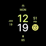 Black MX Watch Face