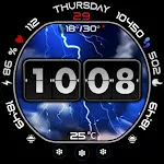 Animated Weather Flip Time E55
