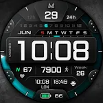MD283 3D Digital watch face