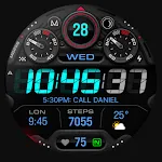 MD258 Digital watch face