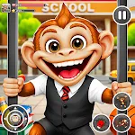 Monkey Student: School Chaos icon