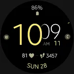 Battery v5 minimal watch face