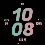 Pastel Bold Watch Face