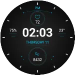 Dark Hub Watch Face