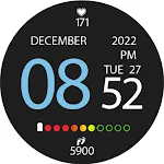 Digital Watch Face Key 009