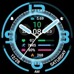 Blue White Glass ZKin Watch