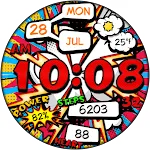 DIGI COMICON CTS43 Watch face