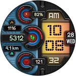 Digital DUBAS URX22 Watch face