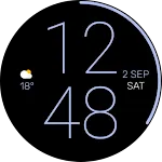 JHW Thin Plus: Watch face
