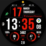WFP 241 Digital watch face
