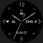 Minimal Black Watch Face