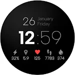 Minimal Watch Face Digital LX