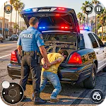 US Police Car Chase Cop Sim 3d icon